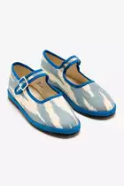 Ikkat Bambina Mary Jane Shoes