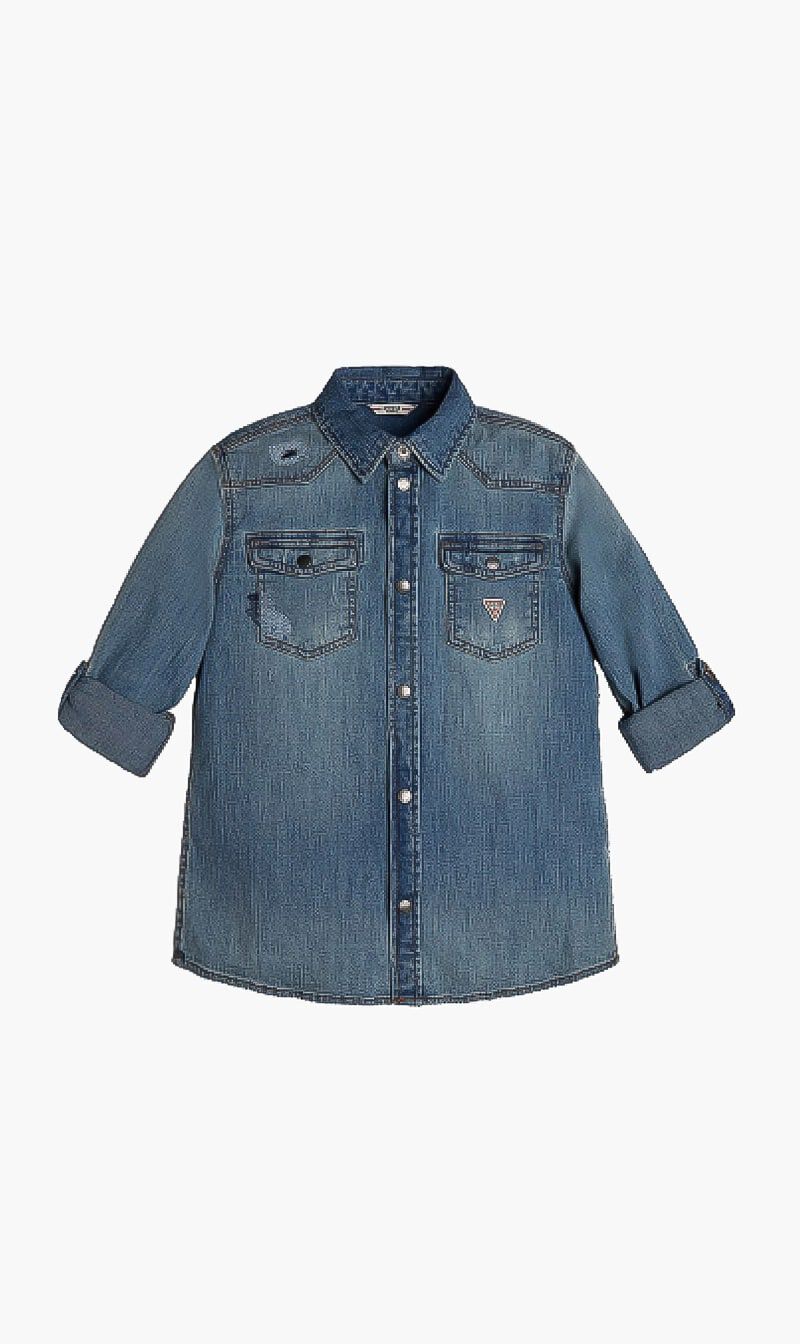 Guess denim blouse outlet