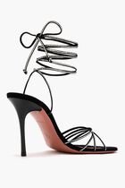LORI CRYSTAL LACE UP 95 MM ROUNDED HEEL