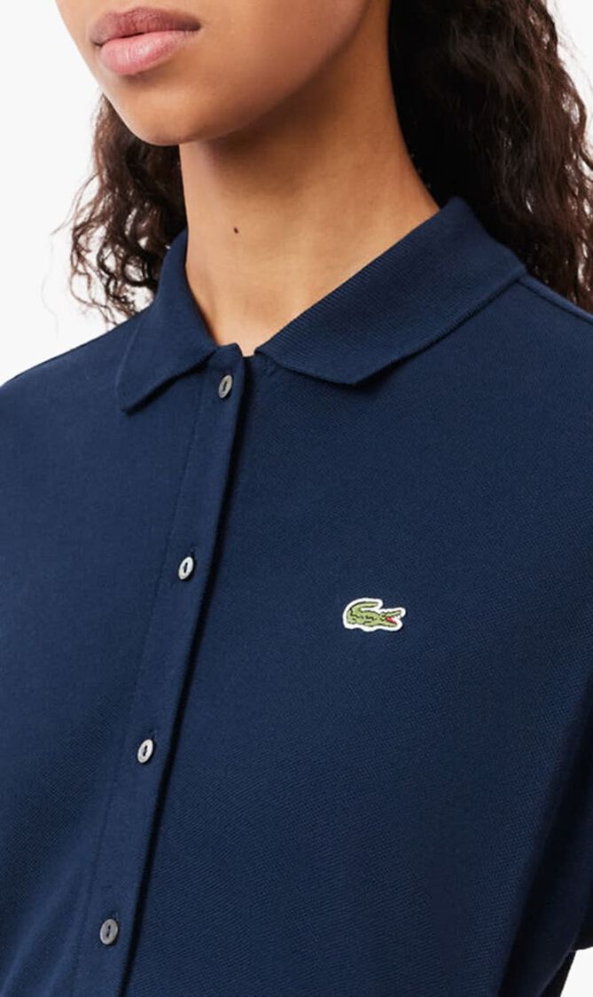 Cotton Pique Polo Dress