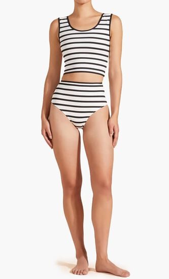 Rayures Tankini Top