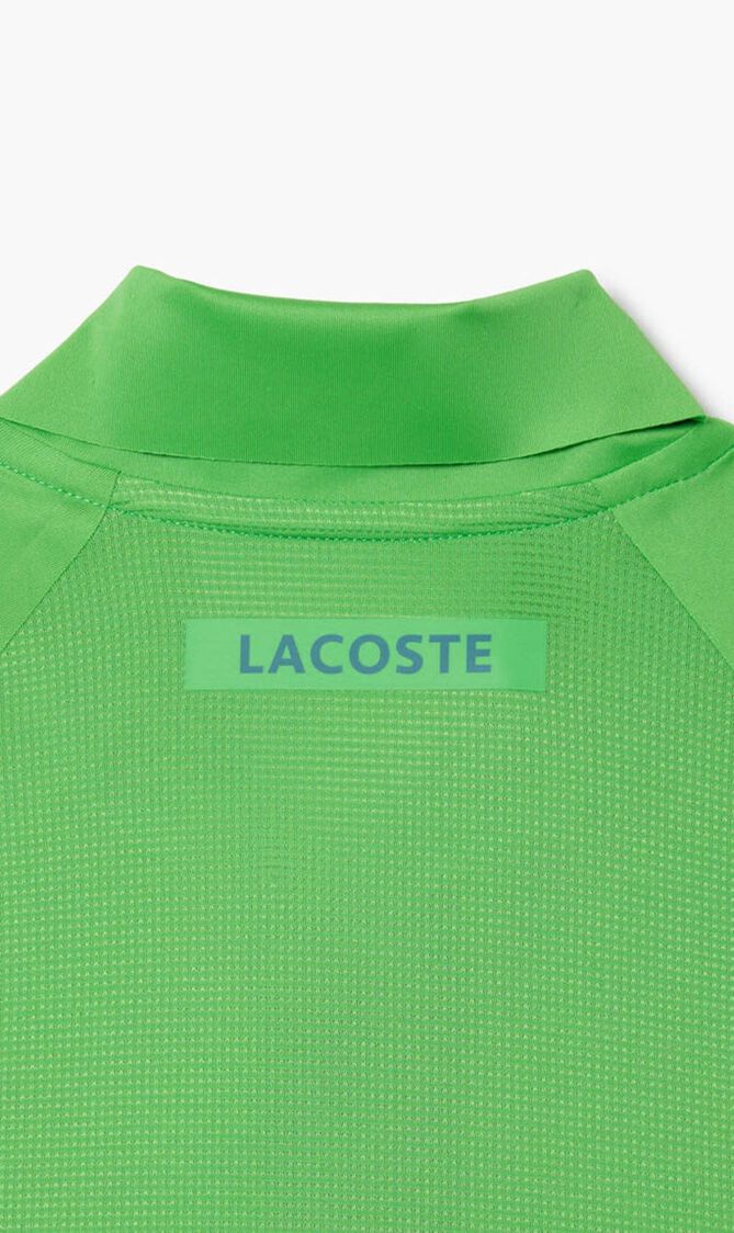 SHORT SLEEVED RIBBED COLLAR SHIRT