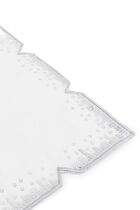 منديل المائدة لوكسر باللونين الأبيض والفضي