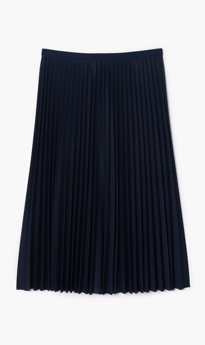 Elasticised Waist Pleated Skirt