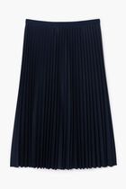 Elasticised Waist Pleated Skirt