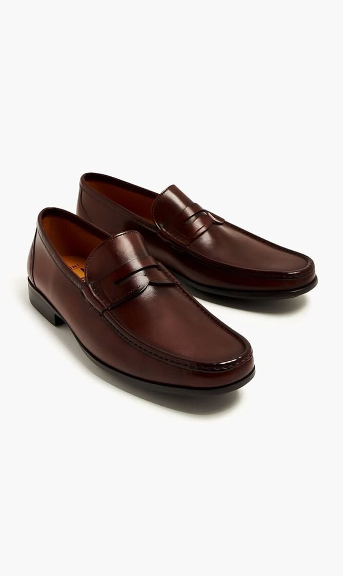 Leather Penny Loafers