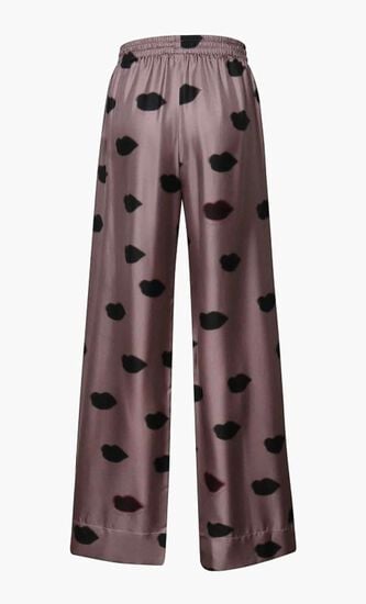 LIPS PRINT PAJAMA TROUSERS