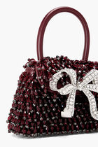 Embellished Micro Bow bag
