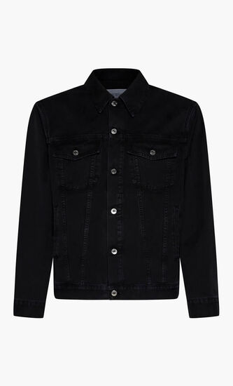 CANV VARSITY SKATE JKT BLACK WHITE