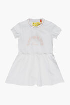 TEAM 23 TEE DRESS SS WHITE PINK