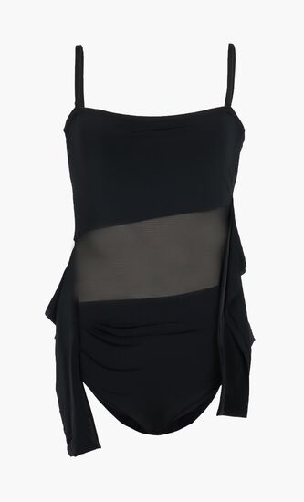 Noir Mesh Swimsuit