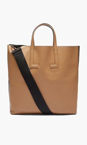 Double Leather Tote Bag