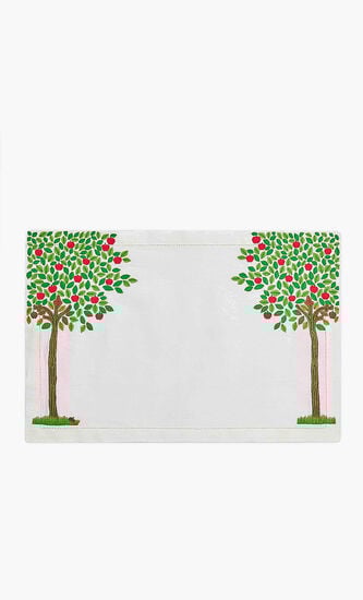 Apple Tree Placemat, White