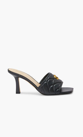 QUILTED MULE SANDAL