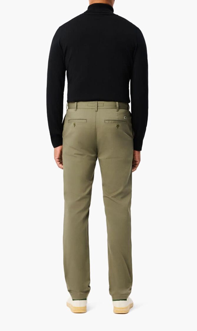Slim Fit Stretch Cotton Chino Pants