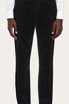 COTTON VELVET TROUSERS WITHOUT PLEATS