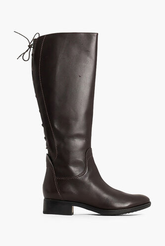 Felicity Leather Knee Boots