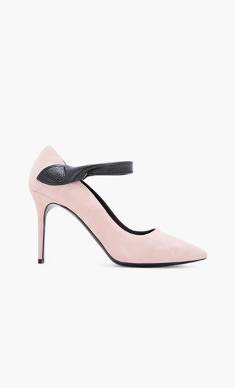 Suede Pointy Toe Pumps