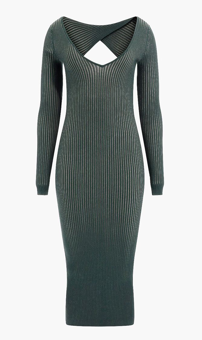 Knitted Long Sleeves Dress