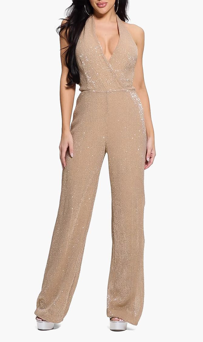 Suvi Sequin Jumpsuit