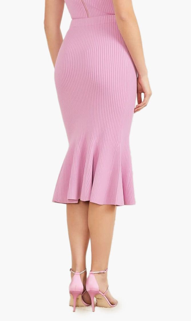 Marciano Low Ruffles Midi Skirt