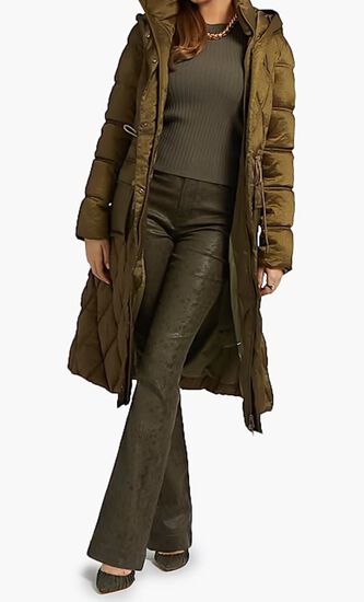 LUCILLE JACKET - SHINY HAMMERED NYLON