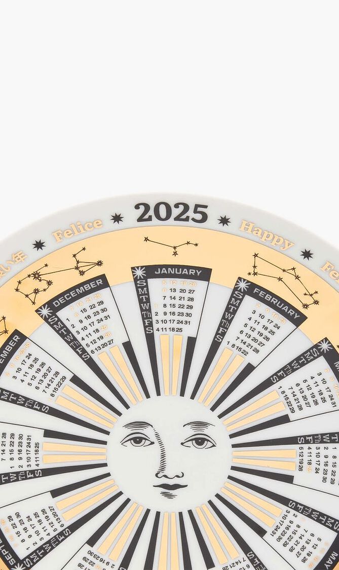 2025 Calendar Wall Plate
