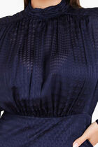 Millie Dress - Prince Of Wales Burn Out 130 G
