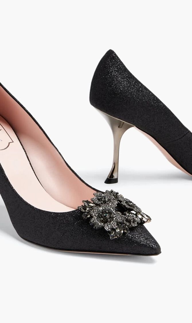 RV Bouquet Strass Buckle Pumps