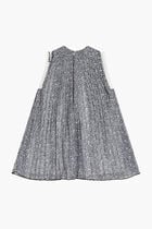 Logo Pleated Dress