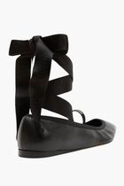 Ankle Ribbon Ballet Flats
