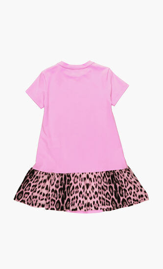 Floral and Heritage Jaguar Print Dress