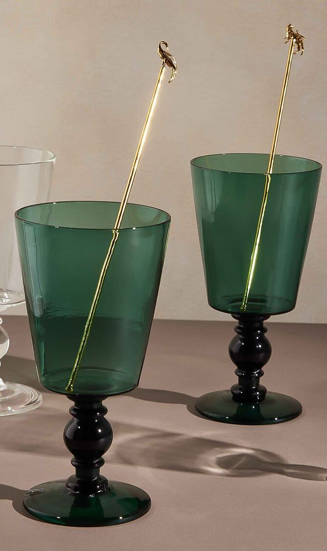 Hana Drinking Glass Green
