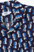 Shirt Navy Papier Découpé Shirt Navy Papier Découpé