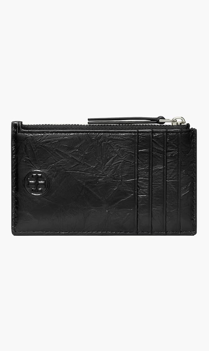 FLEMING SOFT METALLIC SQUARE QUILT ZIP CARD CASE