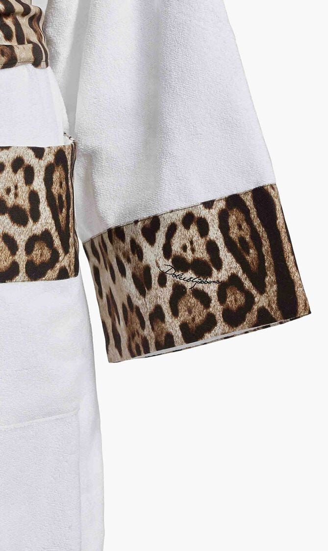 Cotton Terry Bath Robe Small White Cotton Terry Bath Robe Small White