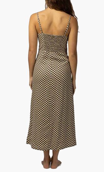 Isla Geo Midi Dress