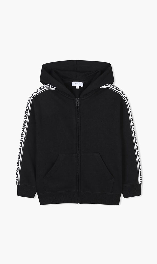 Logo Hooded Zip Up Jacket