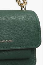 Claire Small Pebbled Leather Convertible Shoulder Bag