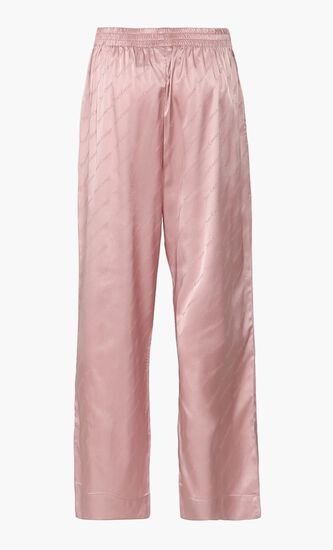 Paula Monogram Satin Pant