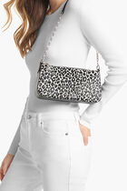 Leopard Print Chain Link Pochette