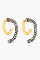 Luna Mini Pave Earrings