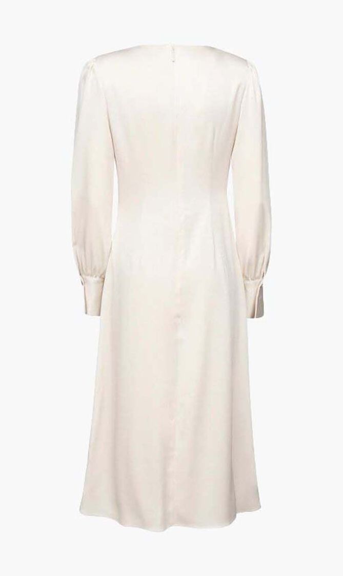 DION WRAP MIDI DRESS
