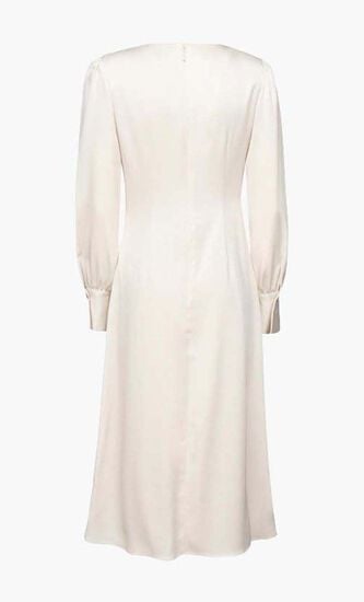 DION WRAP MIDI DRESS