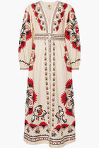 Cashew Mandala Printed Maxi Dress