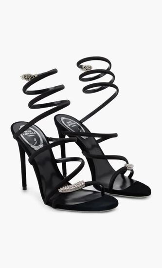 Serpent Leather Sandal
