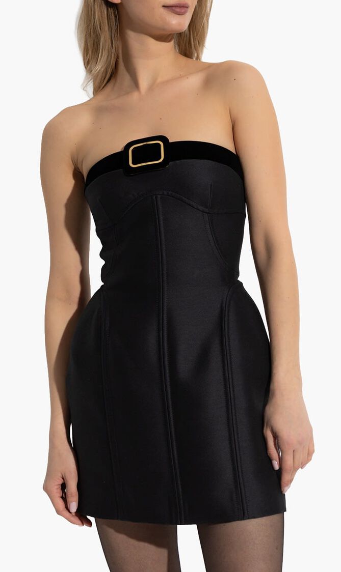 Couture Strapless Mini Dress