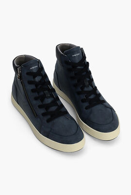 Blomiee High Top Leather Sneakers