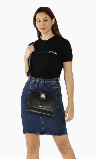 Demi Colorblock Leather Crossbody