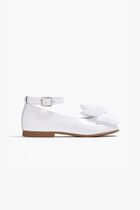 Leather Bow Ballerinas